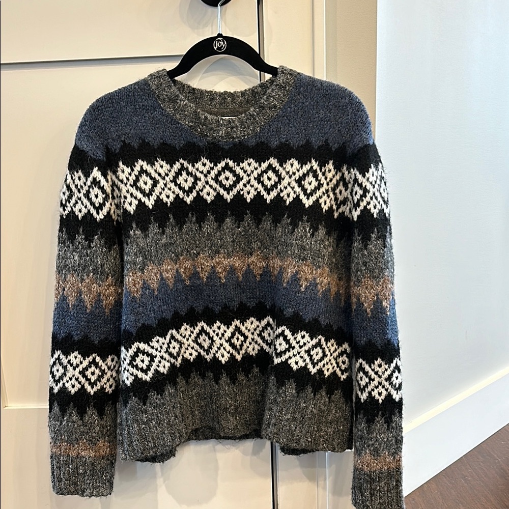 Blue Gradient Crewneck Sweater